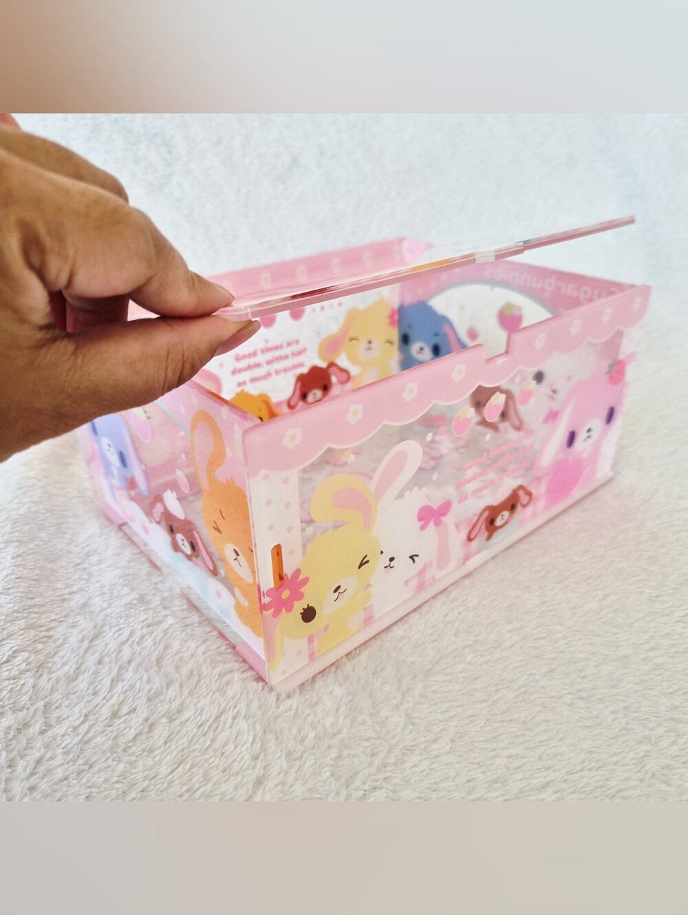 Sugarbunnies Acrylic Storage Box